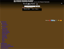 Tablet Screenshot of findyourfate.com
