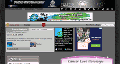 Desktop Screenshot of cancer.findyourfate.com