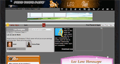 Desktop Screenshot of leo.findyourfate.com